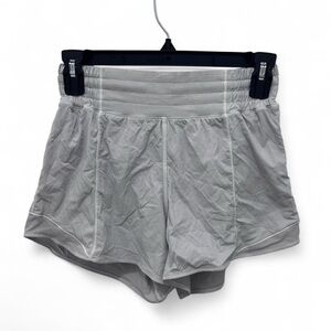 Light Gray Lululemon Athletia Shorts